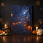 Halloween Addiction lifestyle mockup moon gate floorlean
