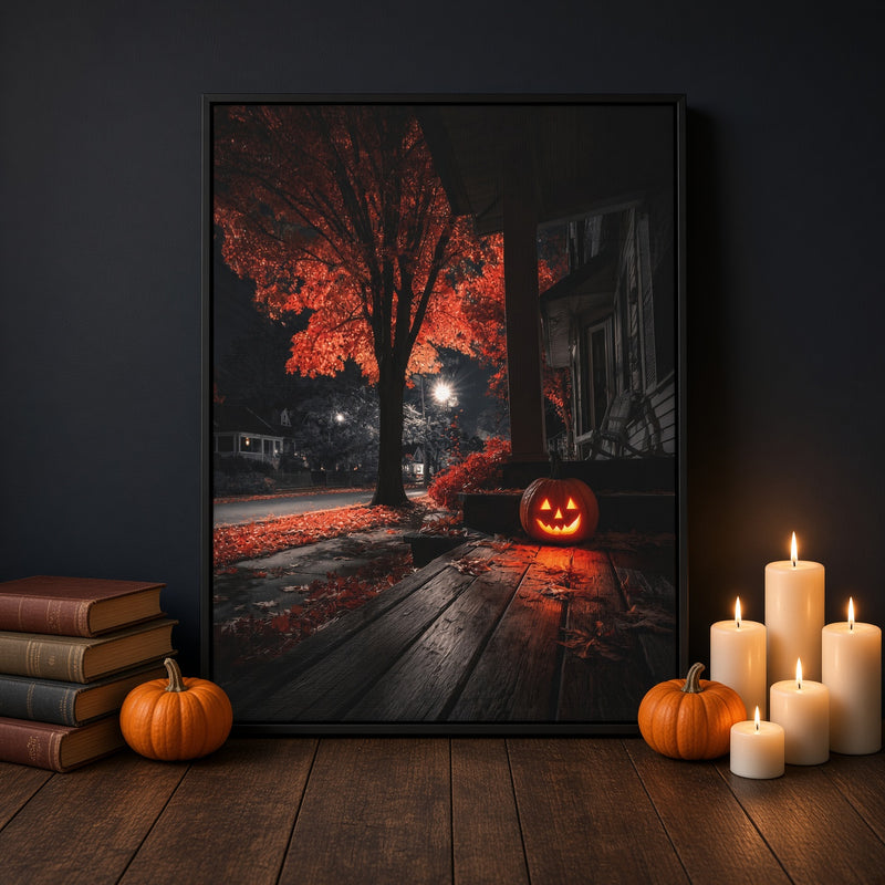 Orange Tree Porch Poster