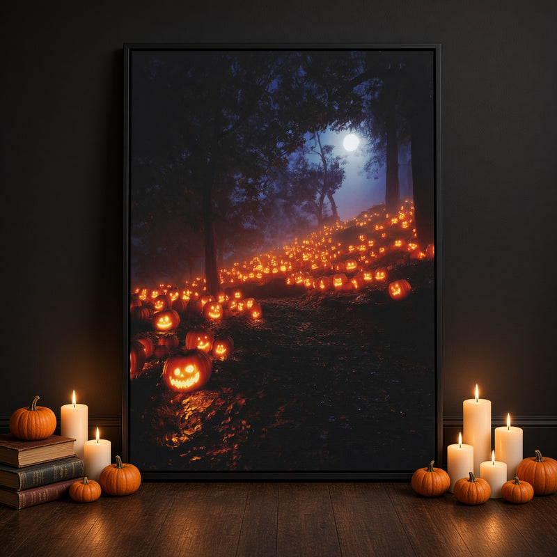 Halloween Addiction — Pumpkin Hill Poster